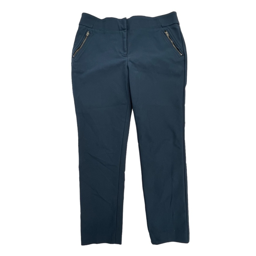 Loft Blue Marissa Skinny Pants Size 8 Petite Women's